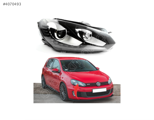 5K1941754E VW GOLF6 2009-2012 SAĞ XENON LED FAR