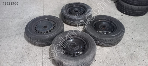Volkswagen jant lastik takım 6Jx15H2 15" ET37 OEM 3B0601027D