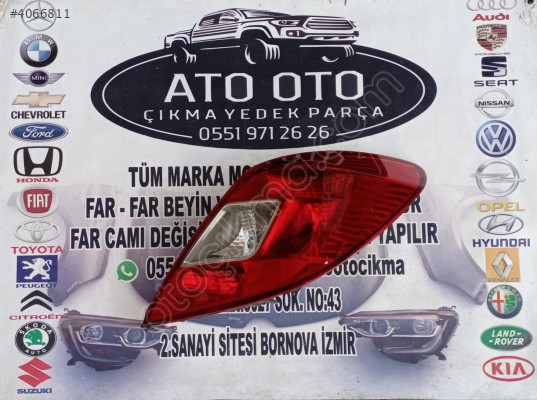 OPEL CORSA D ORJİNAL CIKMA SAĞ STOP