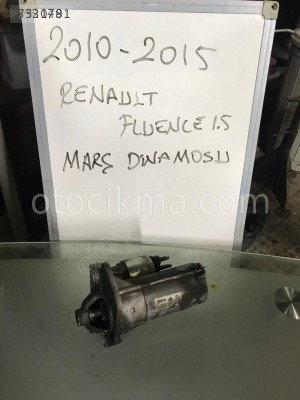 RENAULT FLUENCE 1.5DCİ MARŞ DİNEMOSU 2011-2015 MODEL