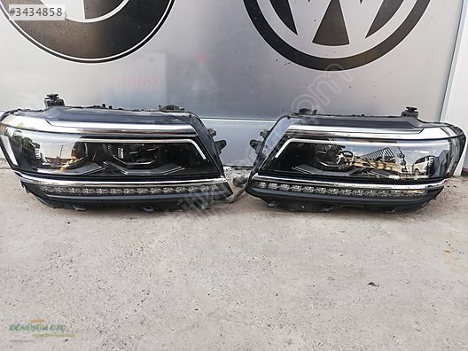 VOLKSWAGEN TİGUAN ÇIKMA ORJİNAL SAĞ SOL FAR LEDLİ XENON