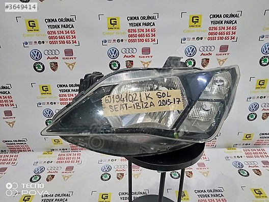 SEAT İBİZA 2013-2017 SOL FAR OEM 6j1941021k ÇIKMA SÖKME YEDEK