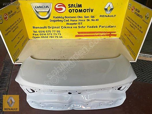 Orjinal Çıkma Renault Megane 4 Bagaj Kapakları ve Diğer Parç