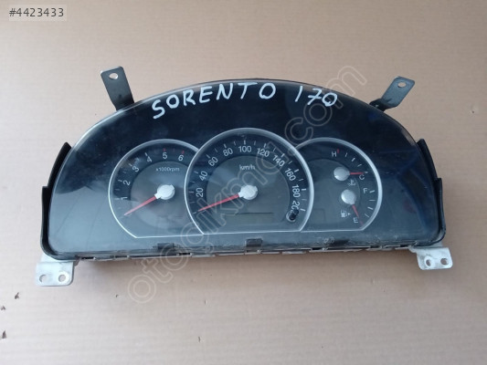 kia sorento 2007 170hp otomatik gösterge/km saati (son fiyat)