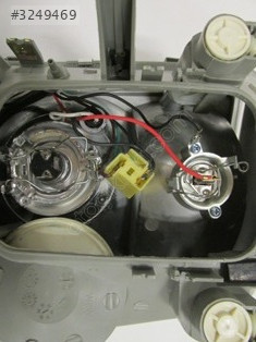 VOLKSWAGEN VOLT- LT35/LT46- 96/07; FAR LAMBASI SOL SİSLİ/VAKUML