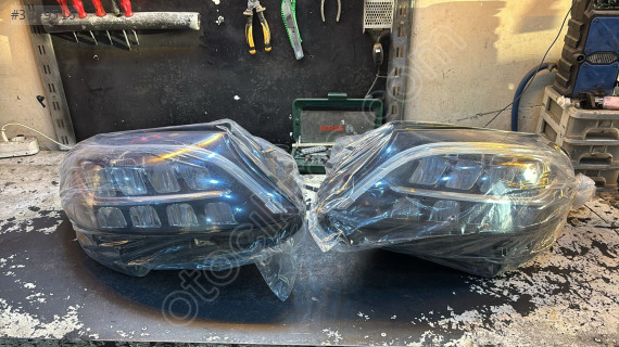 MERCEDES C SERİ 205 MAKYAJLI FULL LED 4-6 SOKET SAĞ-SOL FAR