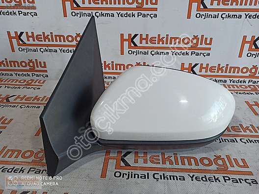 Beyaz Hyundai i20 Sol Elektrikli Orjinal Dikiz Aynası - Hat