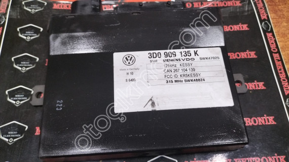 3D0 909 135 K Volkswagen Touareg Motor Beyni