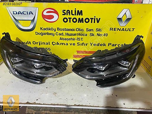 Renault Megane 4 Icon Orjinal Sağ-Sol Çıkma Farlar