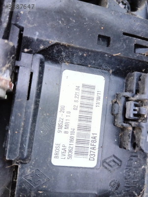 Megane 3 sol ön kapı cam motoru 807315510R
