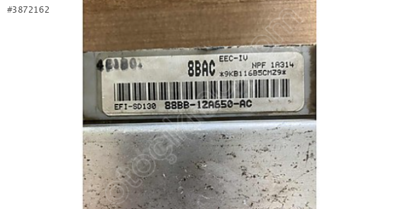 Ford Sierra motor beyni 88BB-12A650-AC