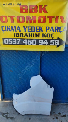 fiat ducato çıkma sol ön çamurluk az hasarlı