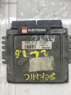 8200214973 RENAULT CLİO 2 1.4 ÇIKMA MOTOR BEYNİ