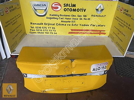 RENAULT SYMBOL ÇIKMA ORJINAL 2017 BAGAJ KAPAĞI VE DİĞER
