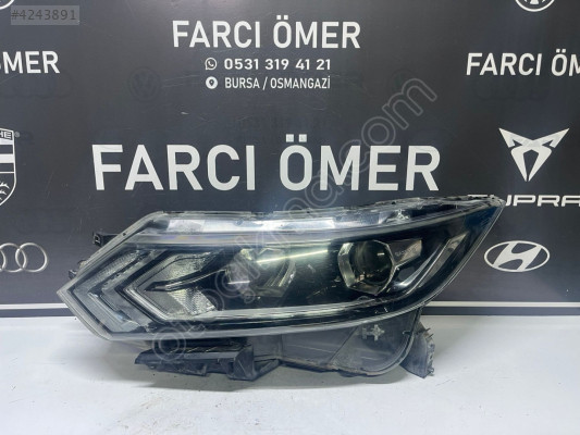 NİSSAN QASHQAİ 2017-21 SOL ÖN FAR ORJİNAL LEDLİ MERCEKLİ