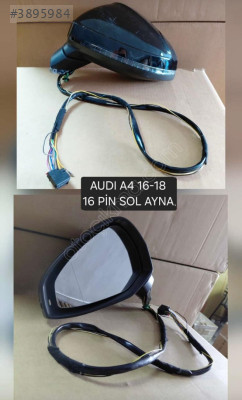 A4 AYNA SOL 16 PİNLİ 2015 2016 2017 2018 2019 SIFIR 8W1857409D