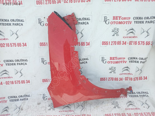 CİTROEN C5 AİRCROSS SAĞ ÖN ÇAMURLUK ORİJİNAL ÇIKMA YEDEK PARÇA