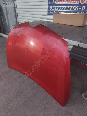 RENAULT CLIO 4 2013-2020 KIRMIZI BEYAZ ÖN KAPUT-DÜZCE ÇIKMA