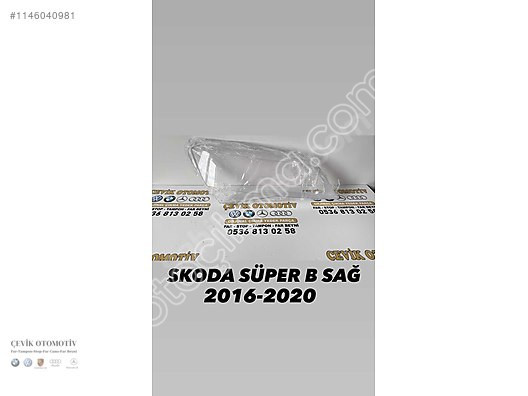 SKODA SUPERB 2016-2020 SAĞ FAR CAMI