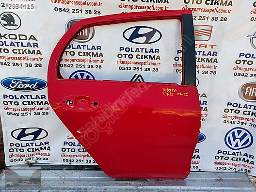 Toyota Yaris sağ arka kapı orijinal hasarsız