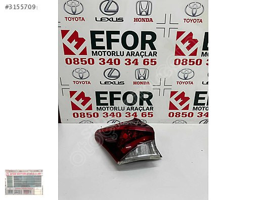 TOYOTA AURİS SOL DIŞ STOP ÇIKMA ORJİNAL YEDEK PARÇA 15-18