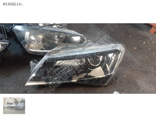 2015 SKODA SUPER B XENON SOL FAR ÜNALLAR OTO YEDEK PARÇADA