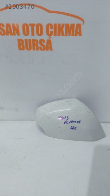 Megane 3 fluence sağ ayna kapağı beyaz