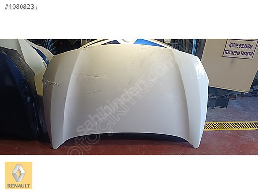 RENAULT FLUENCE BEYAZ ÇIKMA ORJİNAL MOTOR KAPUTU VE DİGER PARÇA