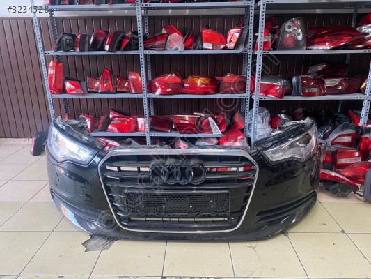 AUDI A6 ÖN TAMPON SAĞ SOL FAR DOLU SÖKME HATASIZ ORJİNAL