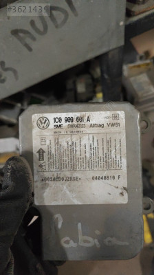 1C0 909 601 A 5WK43123 SKODA FABİA İÇİN AİRBAG BEYNİ