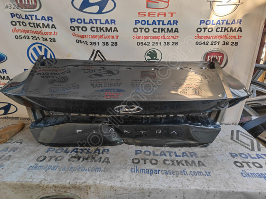 Hyundai Elantra bagaj kapağı orjinal göçük hasarlı füme 2020-2024