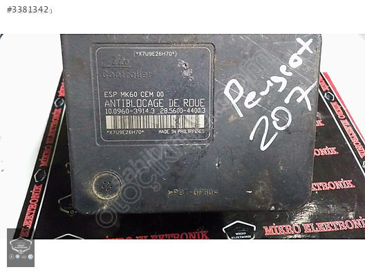 10.0960-3914.3 Peugeot 207 ABS BEYNİ