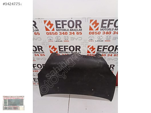 TOYOTA YARİS ORJİNAL ÇIKMA MOTOR KAPUTU