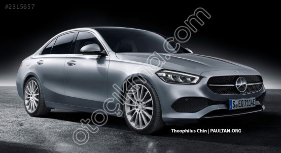 MERCEDES C SERİ W206 SAĞ FAR CAMI