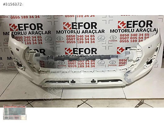 TOYOTA HİLUX ÖN TAMPON ÇIKMA ORJİNAL YEDEK PARÇA 19-23