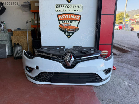 RENAULT CLİO 4 DOLU ÖN TAMPON ORJİNAL BEYAZ