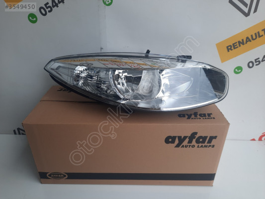 Fluence Sıfır Düz Merceksiz Sağ Far 260102323R - Ayfar