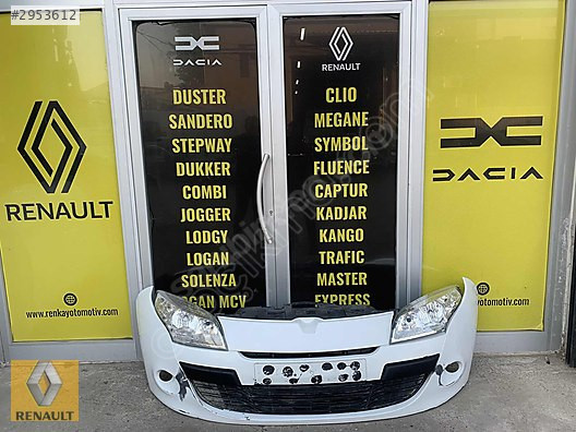 RENAULT MEGAN 3 ÖN TAMPON DOLU SAĞ SOL FAR ÇIKMA ORJ RENKAY OTO