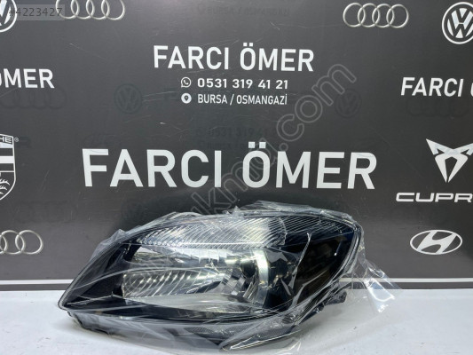 SKODA FABİA 2009-12 SOL ÖN FAR SIFIR İÇİ SİYAH