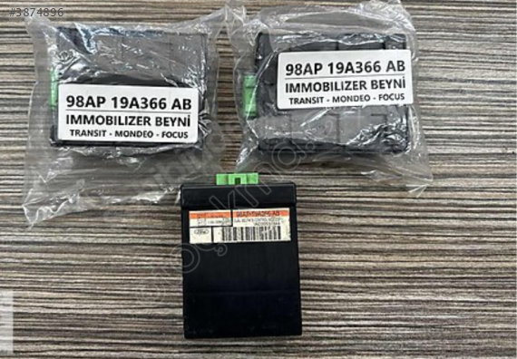 98AP 19A366 AB FORD TRANSİT MONDEO FOCUS İMMOBİLİZER BEYNİ SIFIR