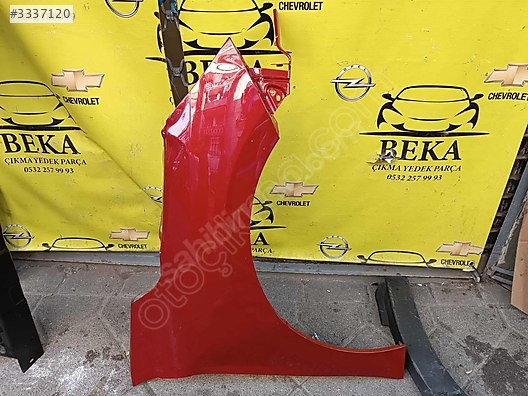 OPEL CORSA F SAĞ ÖN ÇAMURLUK KIRMIZI ÇIKMA ORJİNAL YEDEK PARÇA