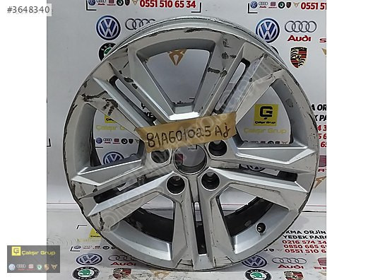 AUDİ Q2 ORJİNAL ÇIKMA JANT OEM 81A601025 ÇIKMA SÖKME YEDEK PARÇA