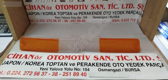 MITSUBISHI L200 MAGNUM TAMPON SİNYAL CAMI SAĞ-SOL 1999-2006