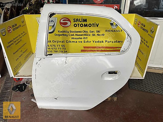 RENAUL SYMBOL ÇIKMA ORJİNAL SOL ARKA KAPI VE DİĞER PARÇALARI