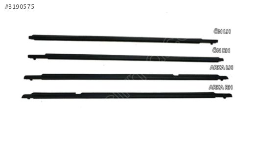 ÇITA CAM SIYIRICI FİTİL ARKA SAĞ DIŞ TOYOTA COROLLA 07-12 75730-0
