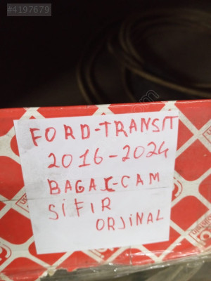 2016-24 FORD TRANSİT BAGAJ CAMI SIFIR ORJİNAL