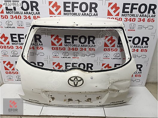 TOYOTA AURİS BAGAJ KAPAĞI ÇIKMA ORİJİNAL PARÇA 2010-2012