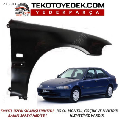 SEDAN CİVİC ÖN DELİKLİ ÇAMURLUK SAĞ SOL 1992 VE ÜZERİ / KAMPANYA