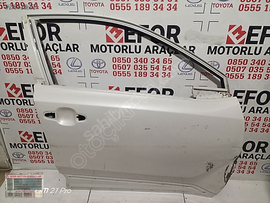 TOYOTA C-HR SAĞ ÖN KAPI ÇIKMA ORİJİNAL PARÇA 2016-2022