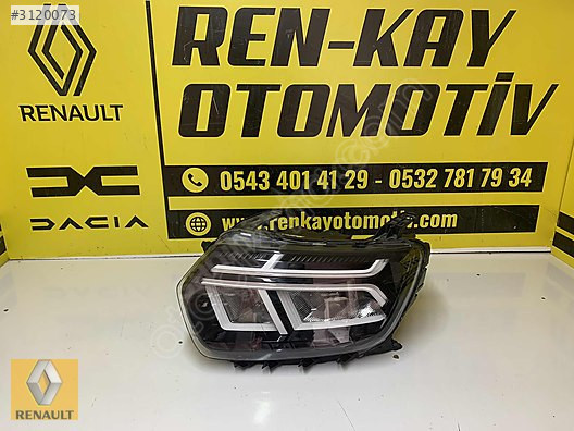 DACİA DUSTER SOL FAR ÇIKMA ORJ 2022-23 RENKAY OTOMOTİV KOCAELİ